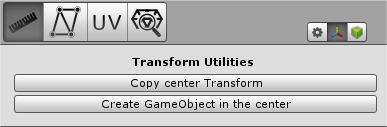 Image of transform utilities tab
