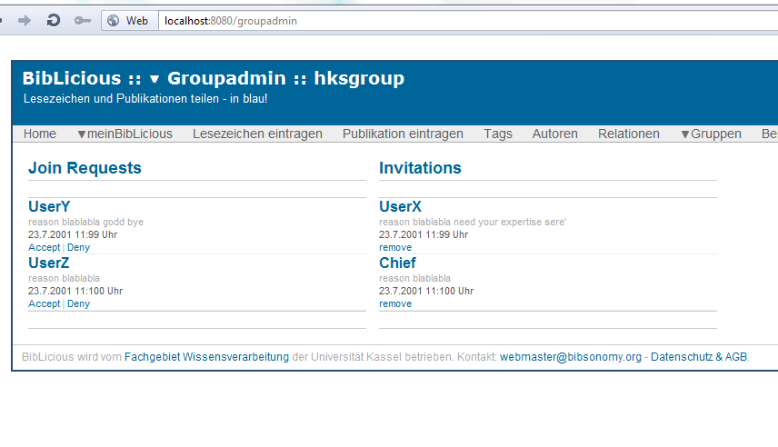 group management user