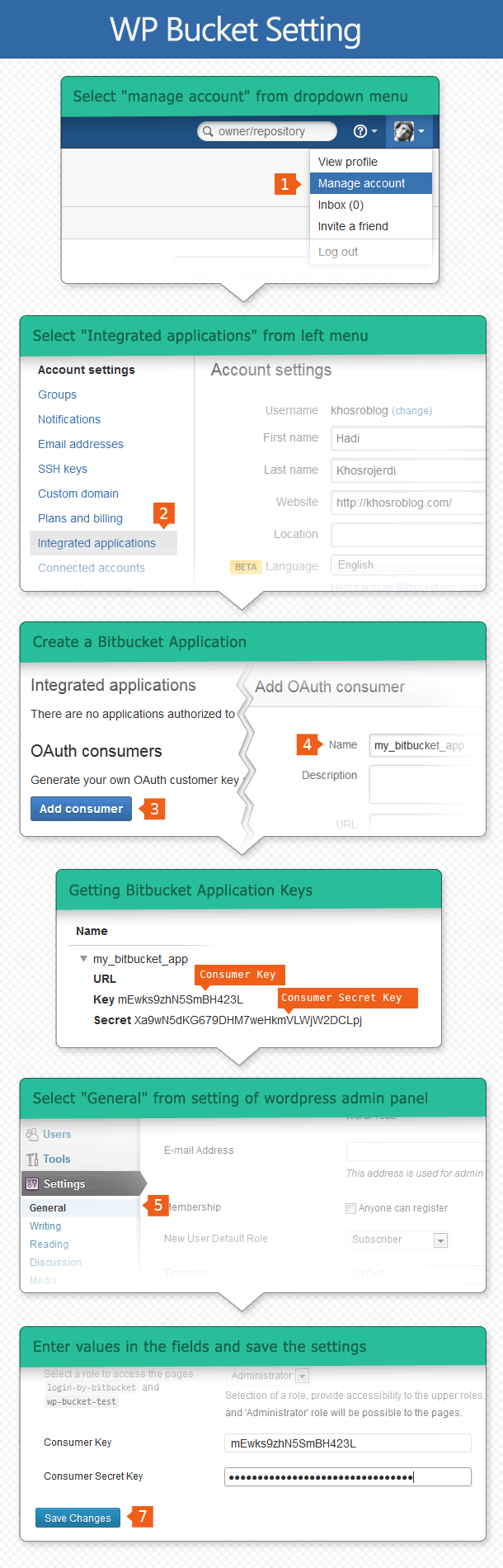Create a Bitbucket Application