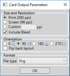 Output Parameters