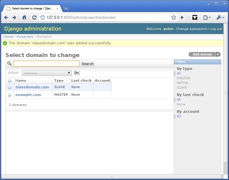 PowerDNS Domain Admin