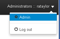 Accessing the admin site